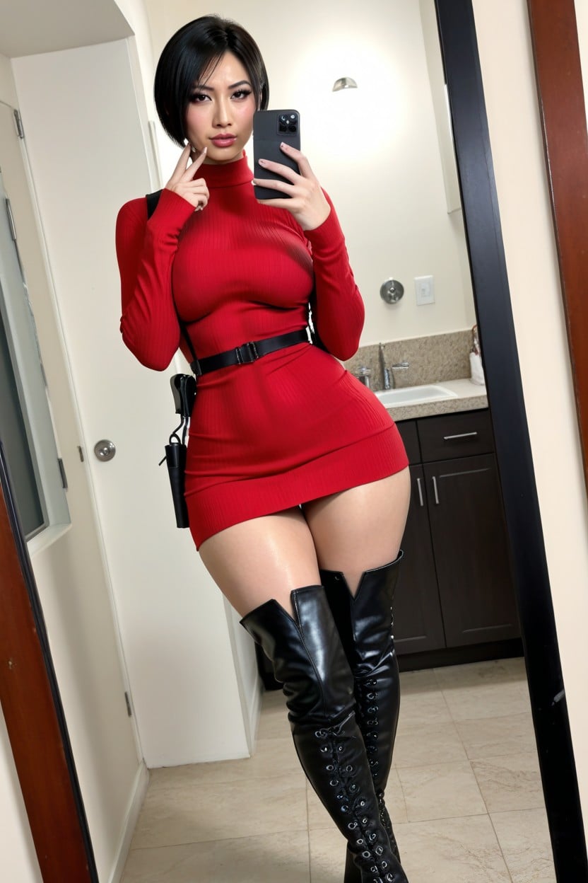 White Skin, Standing, Full Grapics Porno IA