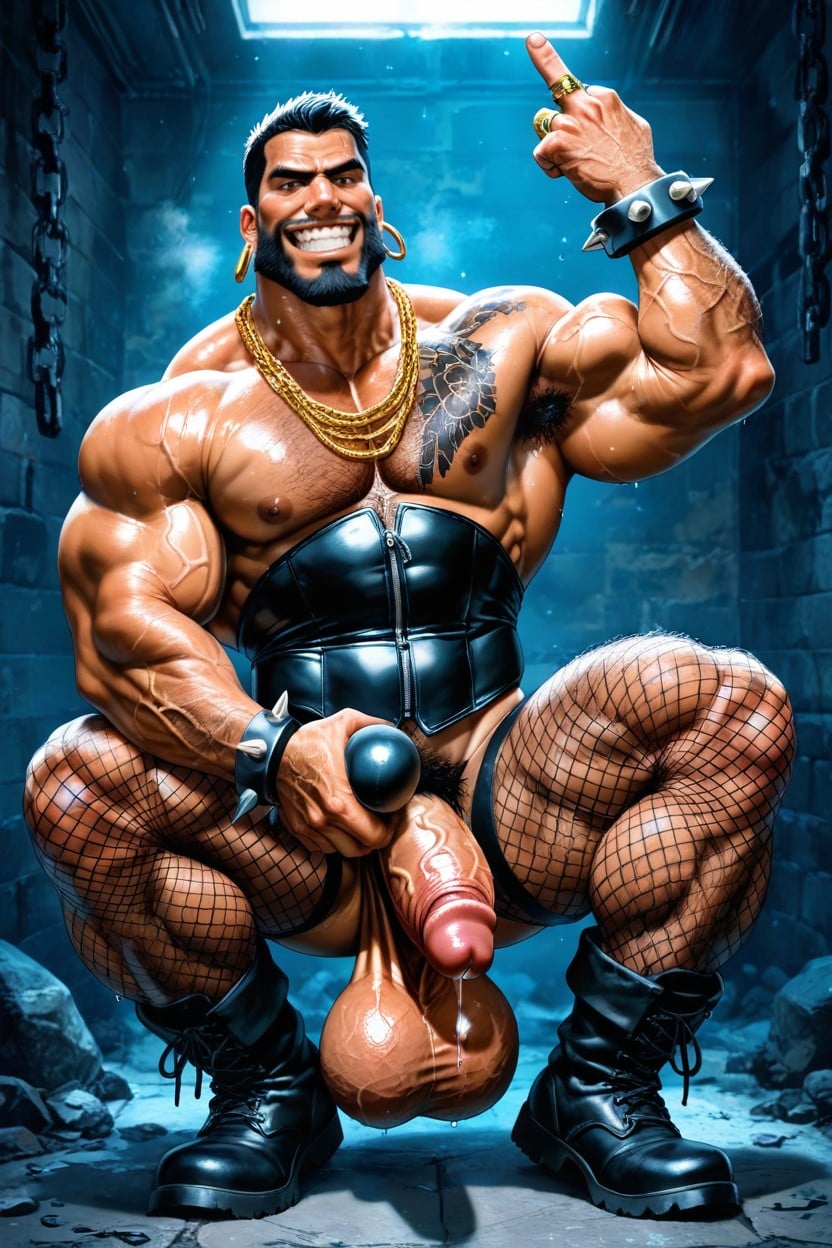 Hairy Armpits, Square Jaw, Volumetric AI Gay Porn