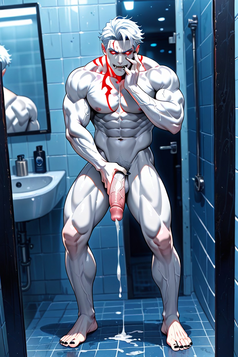 18+, Pale Skin, Fit AI Gay Porn