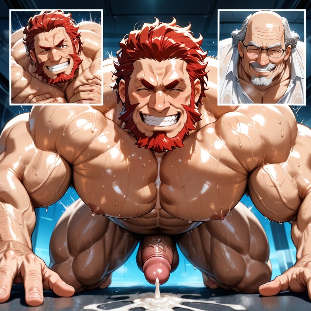Frontal Perspective, Close Up, Big Penis AI Gay Porn