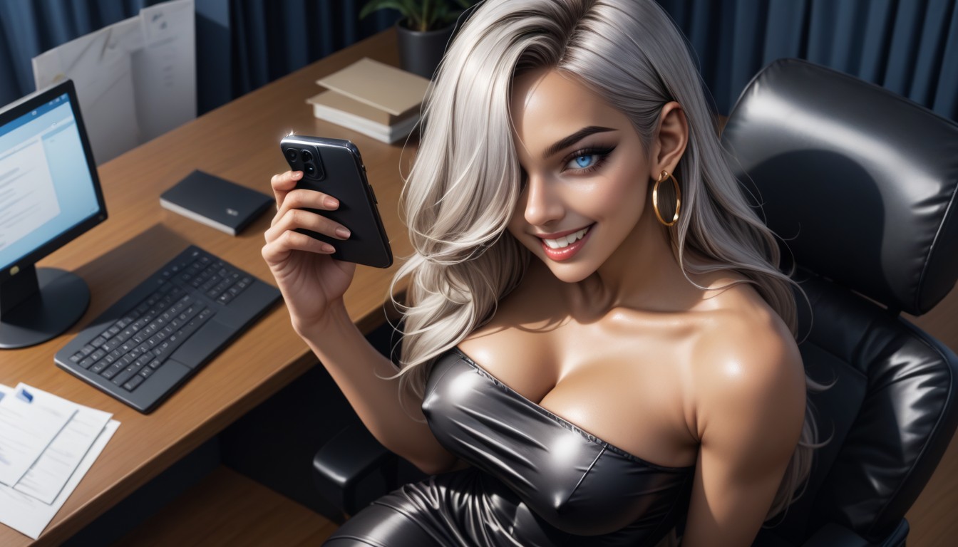 Cleavage, Noir, Erect Nipples AI Porn
