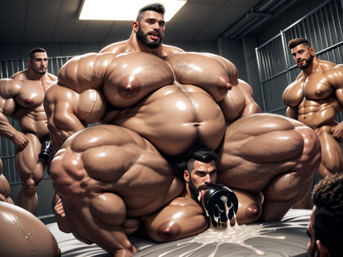 Naked, Ahegao, Dripping Gaped Cunts And Assholes AI Gay Porn