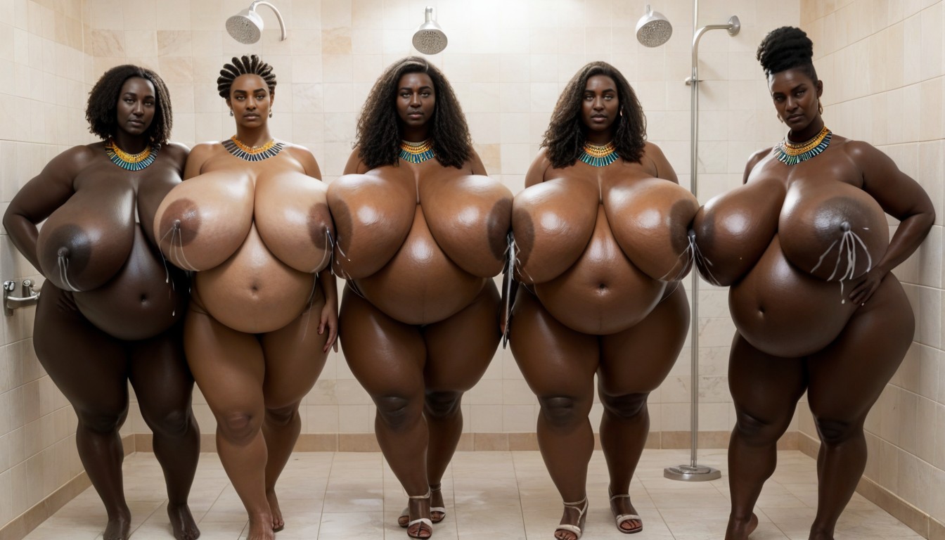 Bbw, Straight Hair, Busty AI Porn