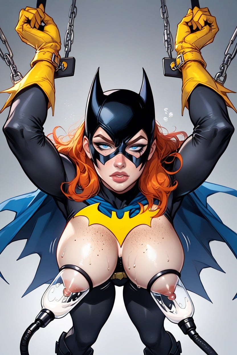 Round Bubble Butt, Batgirl Black Cowl, Milking Machine AI Porn