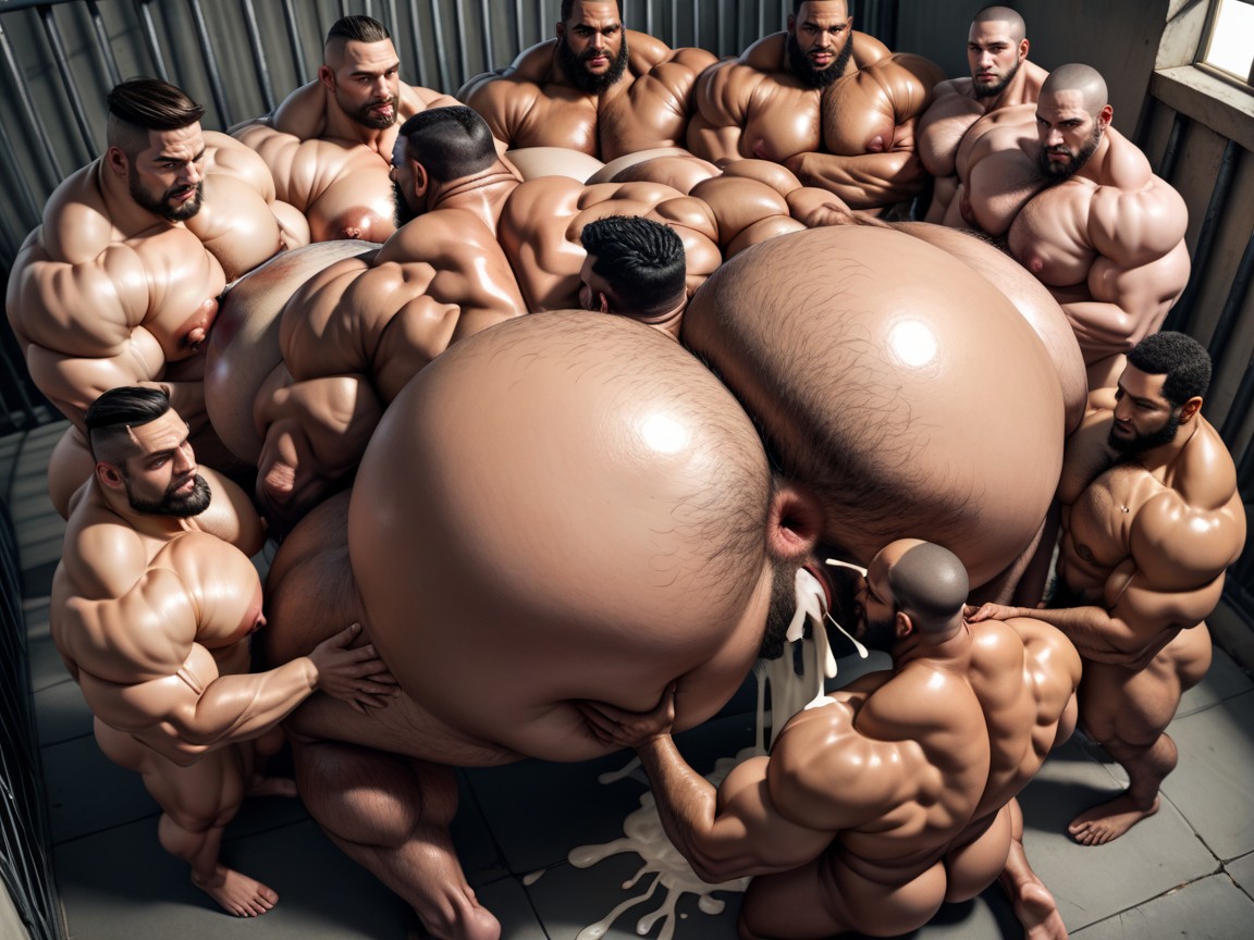Thick Thighs, Dripping Gaped Cunts And Assholes, 25+ AI Porn