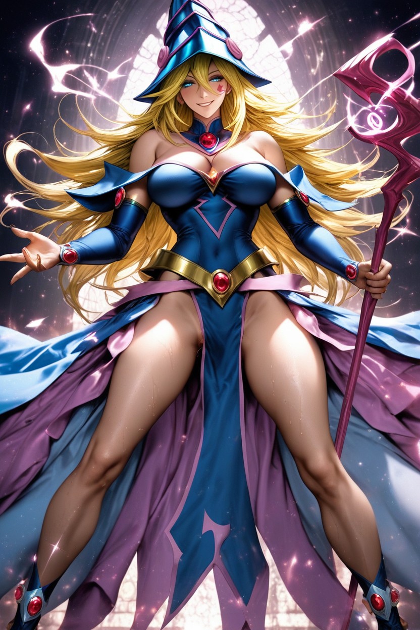 Explicit, Feminine And Yet Powerful, Full Body Illustration AI Porn