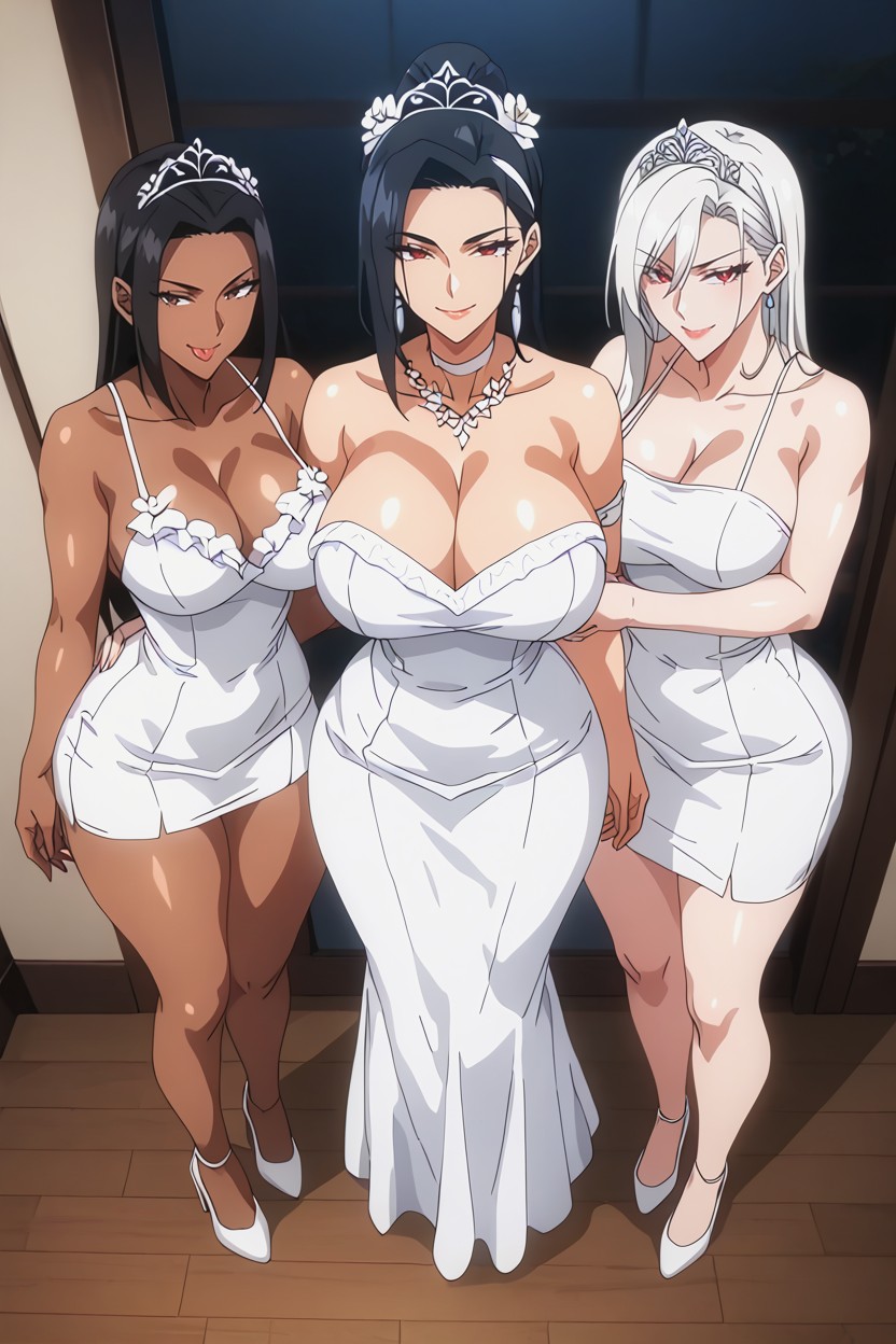 18+, Smirking Smile, Front View AI Porn