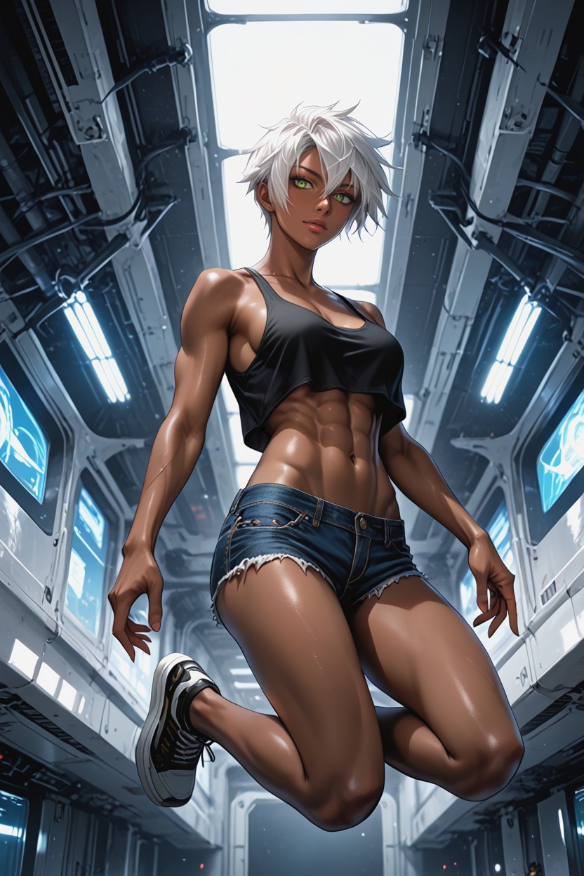 Best Detailed Hair, Perfect Anatomy, Tomboy Hentai IA