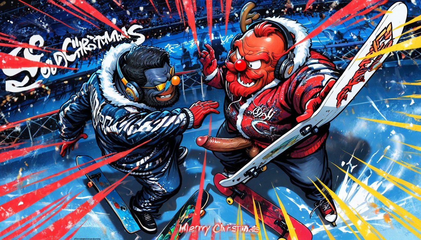 Sharp Focus, Penis, Andrudolph_the_red_nosed_reindeer AI Gay Porn