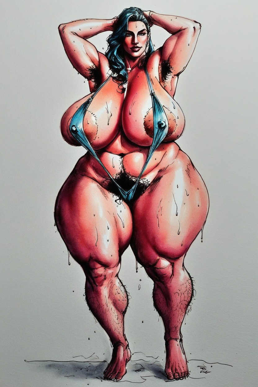 Tall, Big Feet, 18+ AI Porn