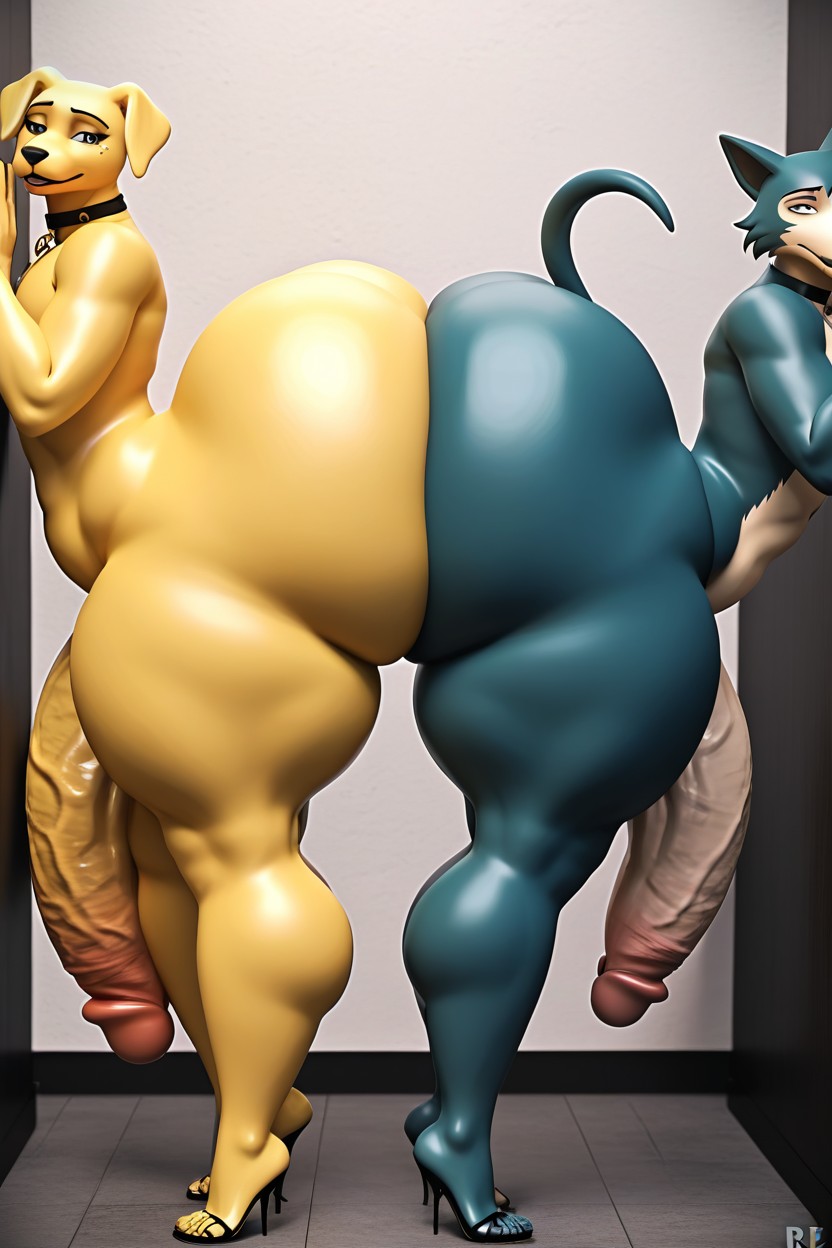 Furry Legoshi, Thick Hips, Furry Legoshi Thick Thighs AI Gay Porn