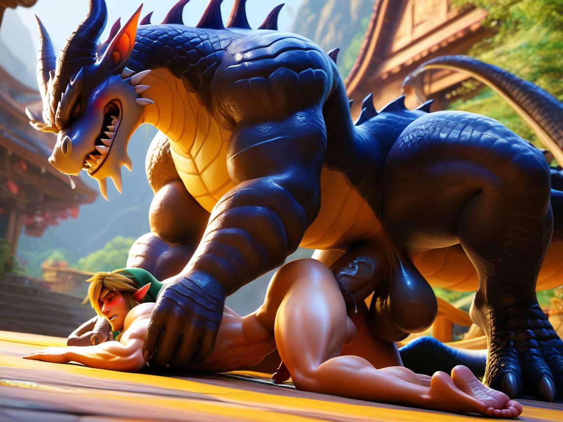 Noon, 1 Person, Flaccid Cock Hentai AI Porn