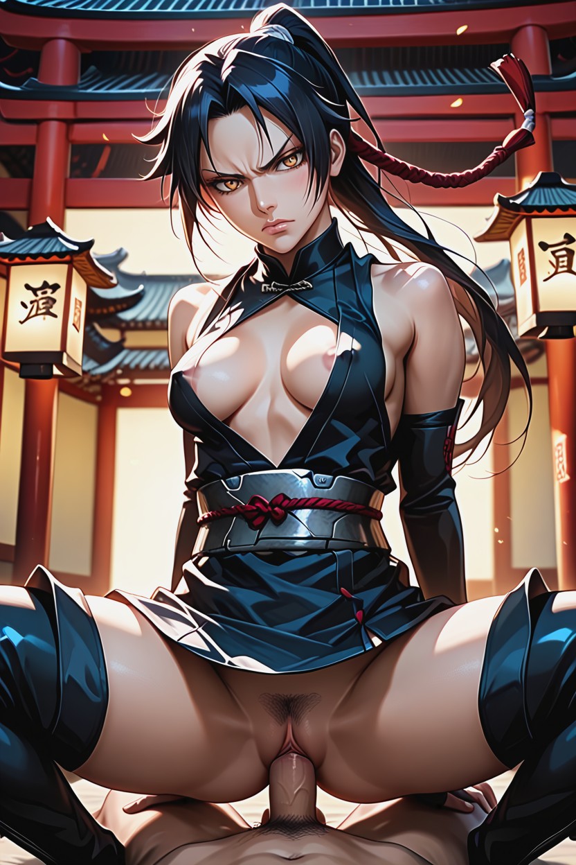 Lantern Light, Erect Nipples, Butt Plug Hentai AI Porn