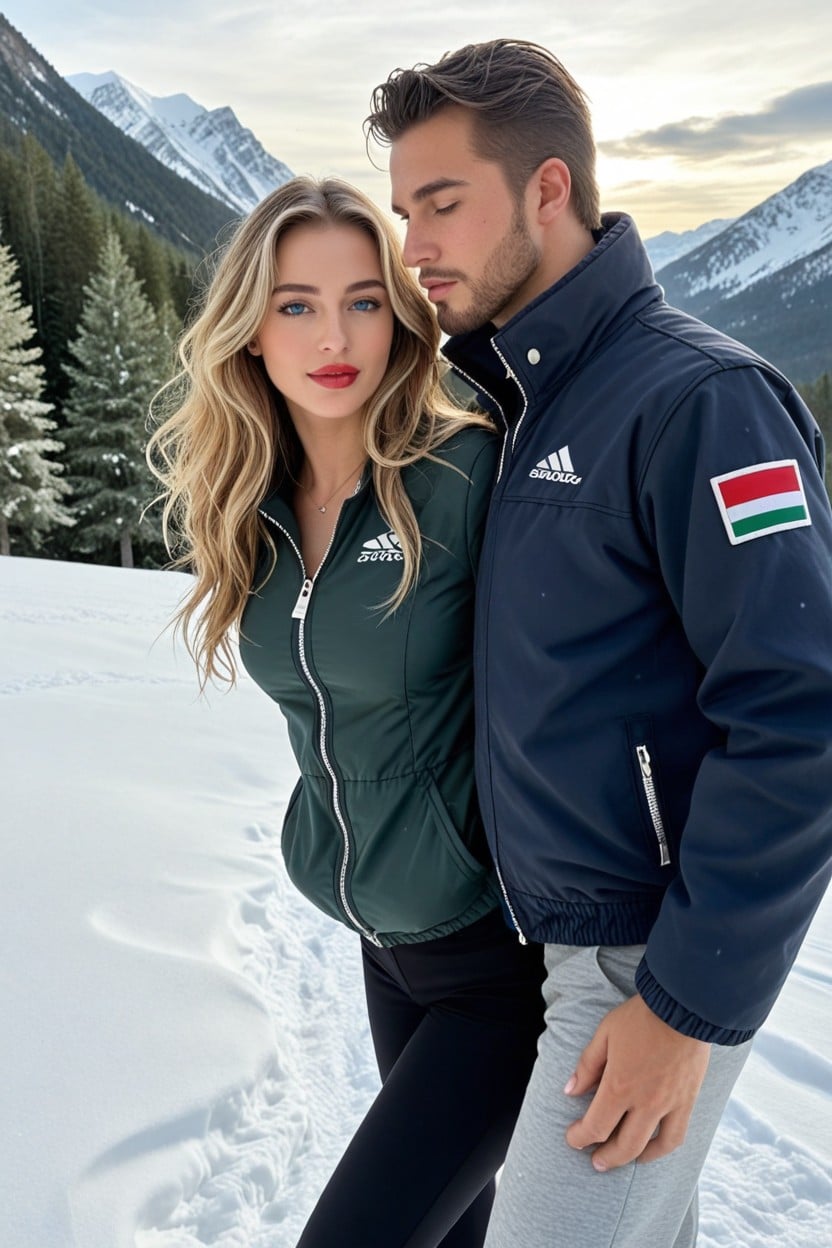 It Is Snowing, Small Ass, Blue Eyes AI Porn