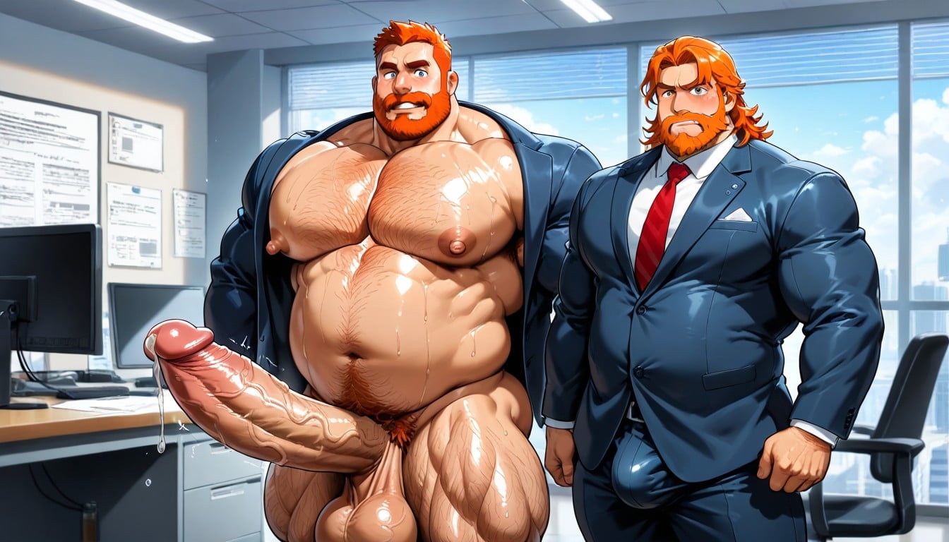 Bara, Muscular, Exposed AI Gay Porn