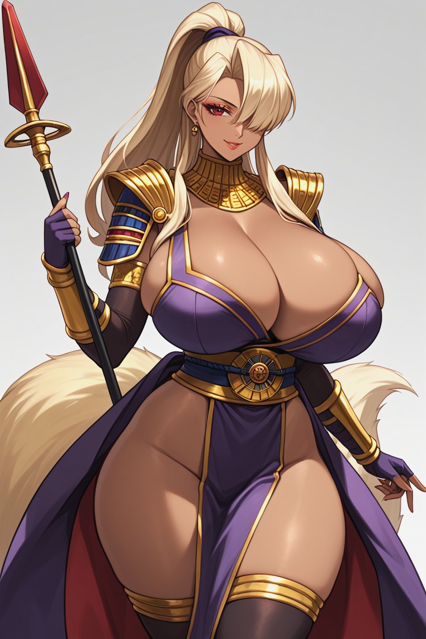 Huge Ass, Gloss Lips, Gigantic Enormous Tits Hentai AI Porn
