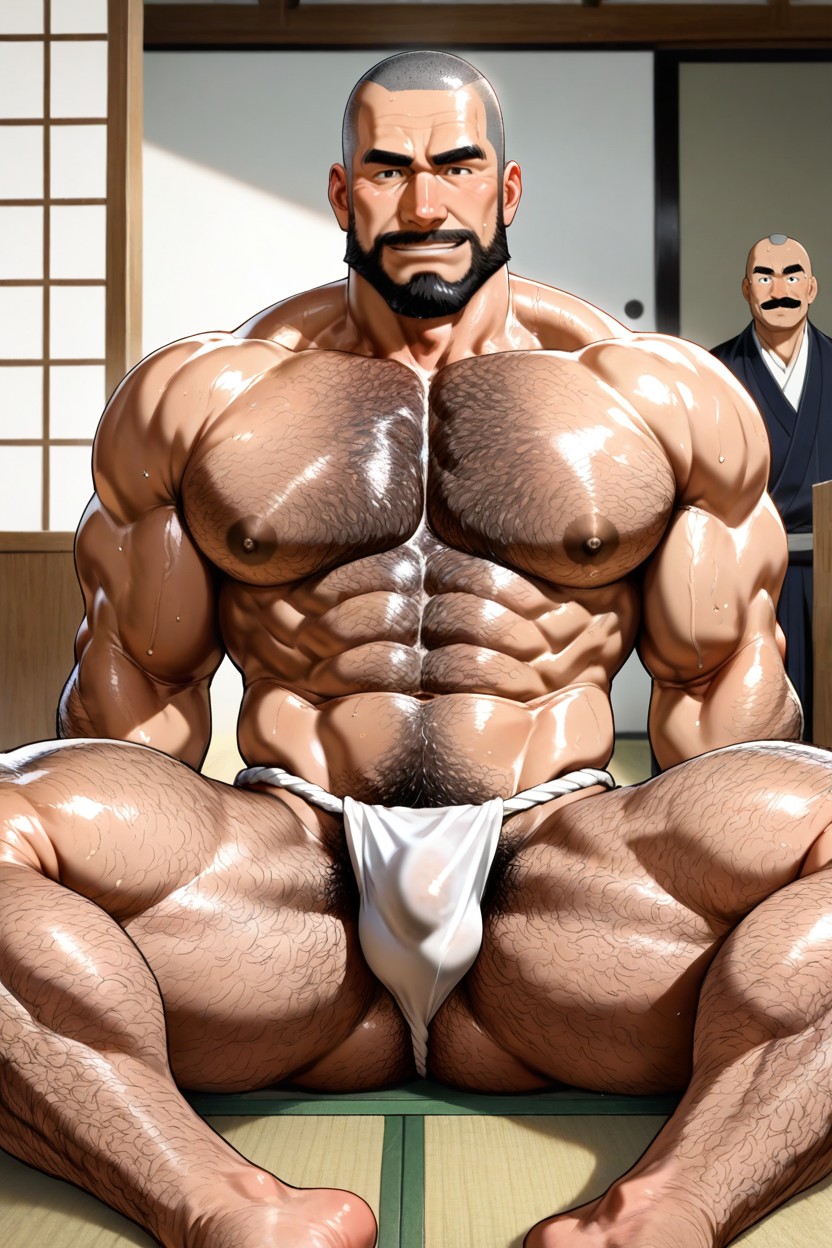 Hairy Chest, Hyper Hairy Chest, Fundoshi AI同性戀黃片