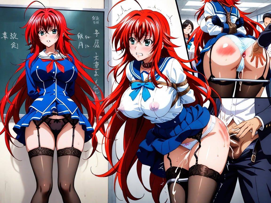 Clenched Teeth, Tired Face , Suprised Hentai AI Porn