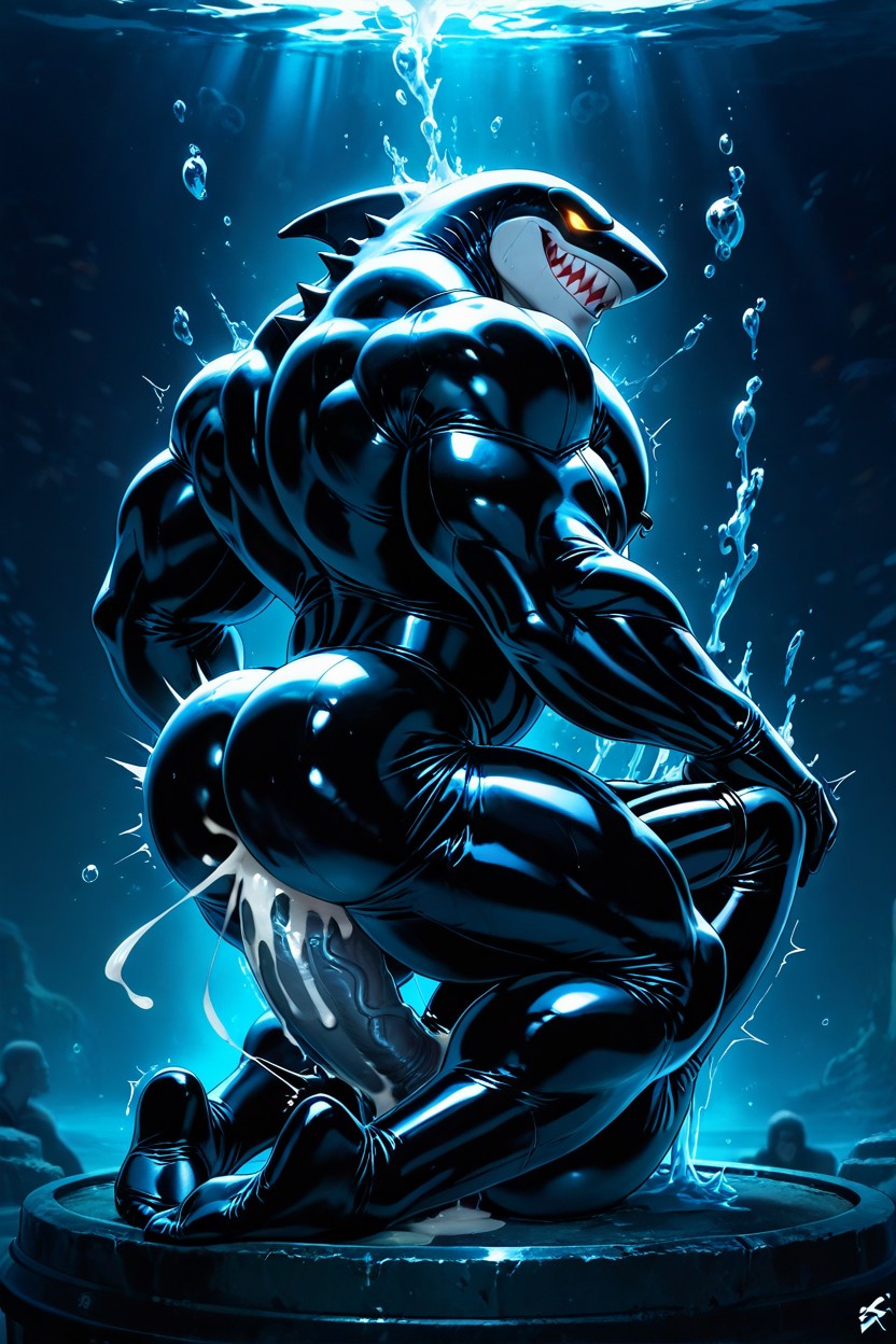 Full Body, Flexible Spine, In A Tank AI Gay Porn