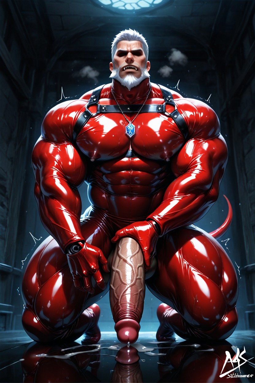 Handsome, Transparent Neck, Flexible Spine AI Gay Porn
