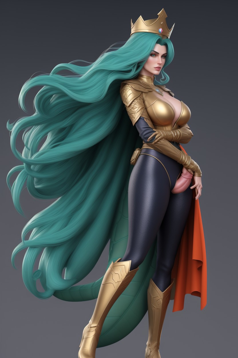 18+, The Male Hero Has A Large Penis, A Female Dragon Quest Iv Hero And A Male Dragon Quest Iv Hero Hentai AI Porn