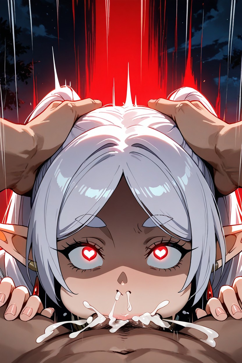 Night, Soft Red Lighting, Slut Hentai AI Porn