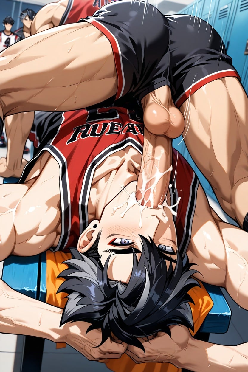 Testicles, Wide Angle, Upside Down ゲイAIポルノ
