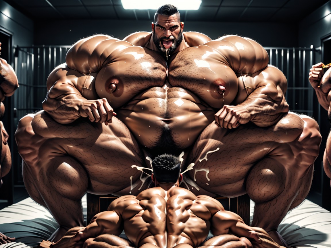 Hyper Massive Ass, Cum Everywhere On Bodies, Huge Hyper Nipples AI Gay Porn