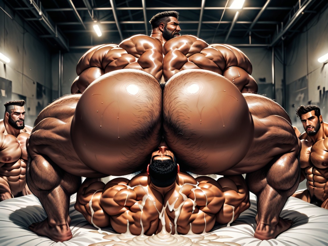 Hyper Boobs, Cunnilingus, Extremely Large Ass AI Gay Porn