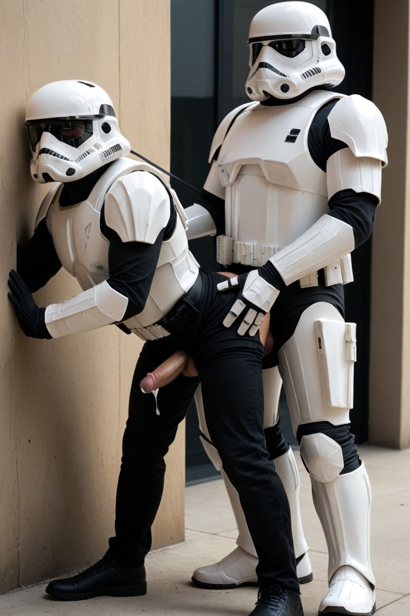 Thick Thighs, Stormtrooper, Slutty Stormtrooper Armor AI Gay Porn