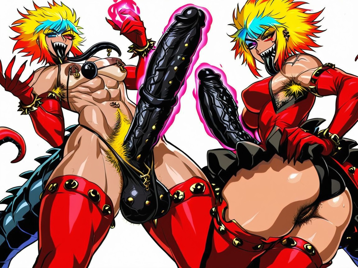Hairy Ass, Gigantic Tentacles, Magical Hentai AI Porn