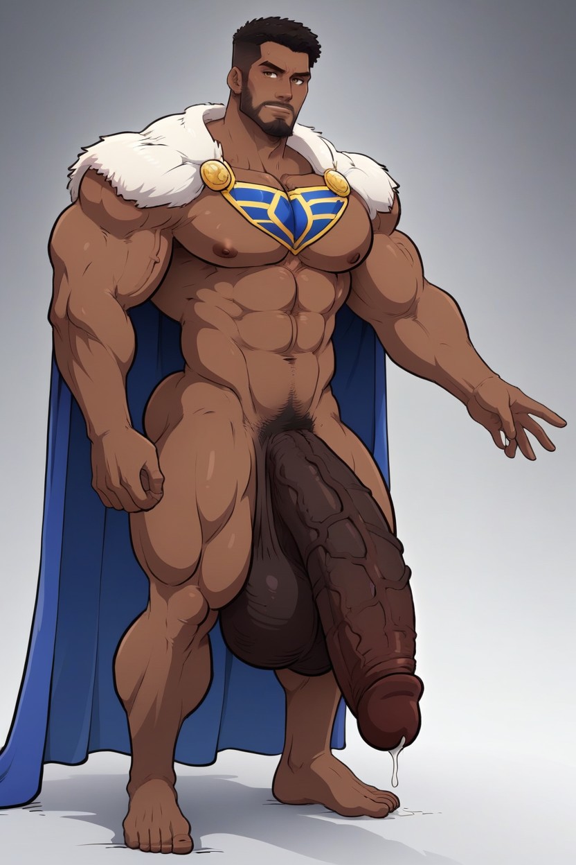Cock Bigger Than Leg, Testicles Touching Ground, Hyper Massive Cock AI Gay Porn