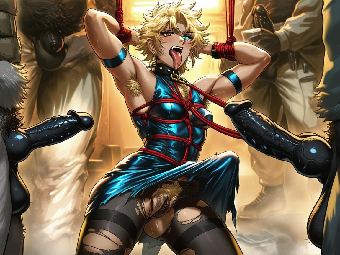 Futanari Only, Close Up, Hairy Pussy Hentai AI Porn