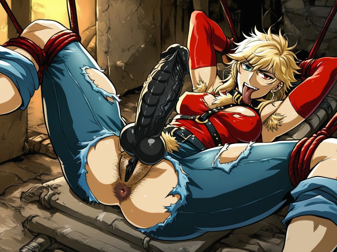 Furry Limbs, Studded Penis, Jewelry Hentai AI Porn