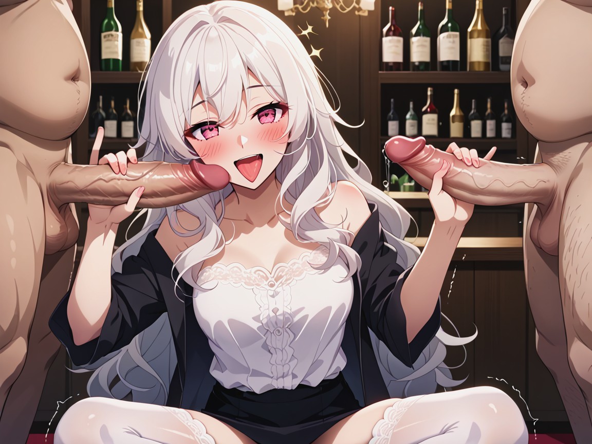 Blowjob, Elect Nipples, Red Face Hentai AI Porn