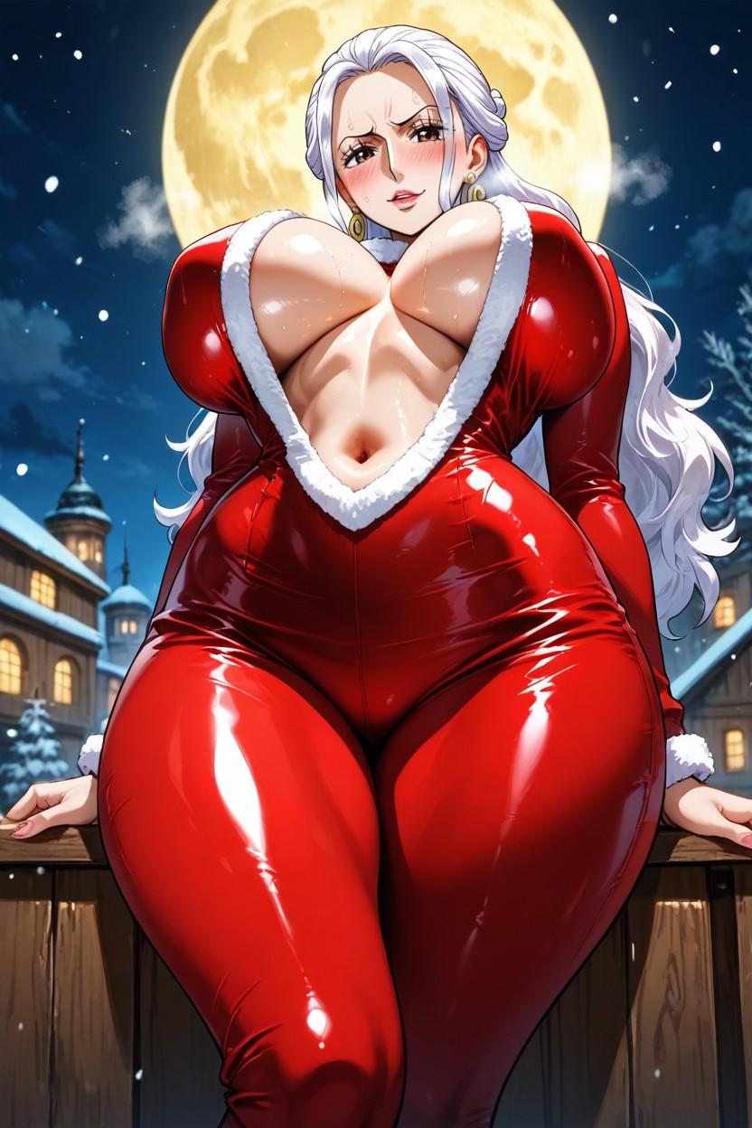 Christmas Suit, Busty, 18+ Hentai AI Porn