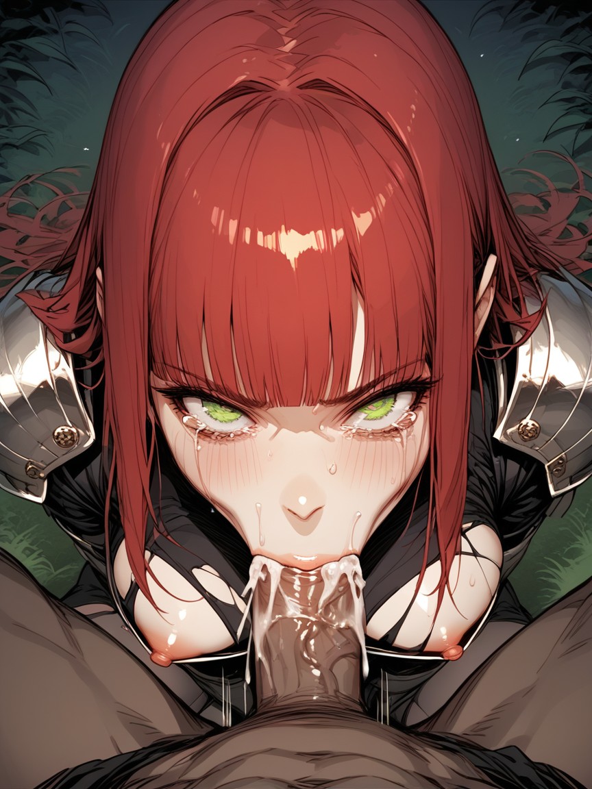 No Panties, Sweaty, Impact Lines Hentai AI Porn