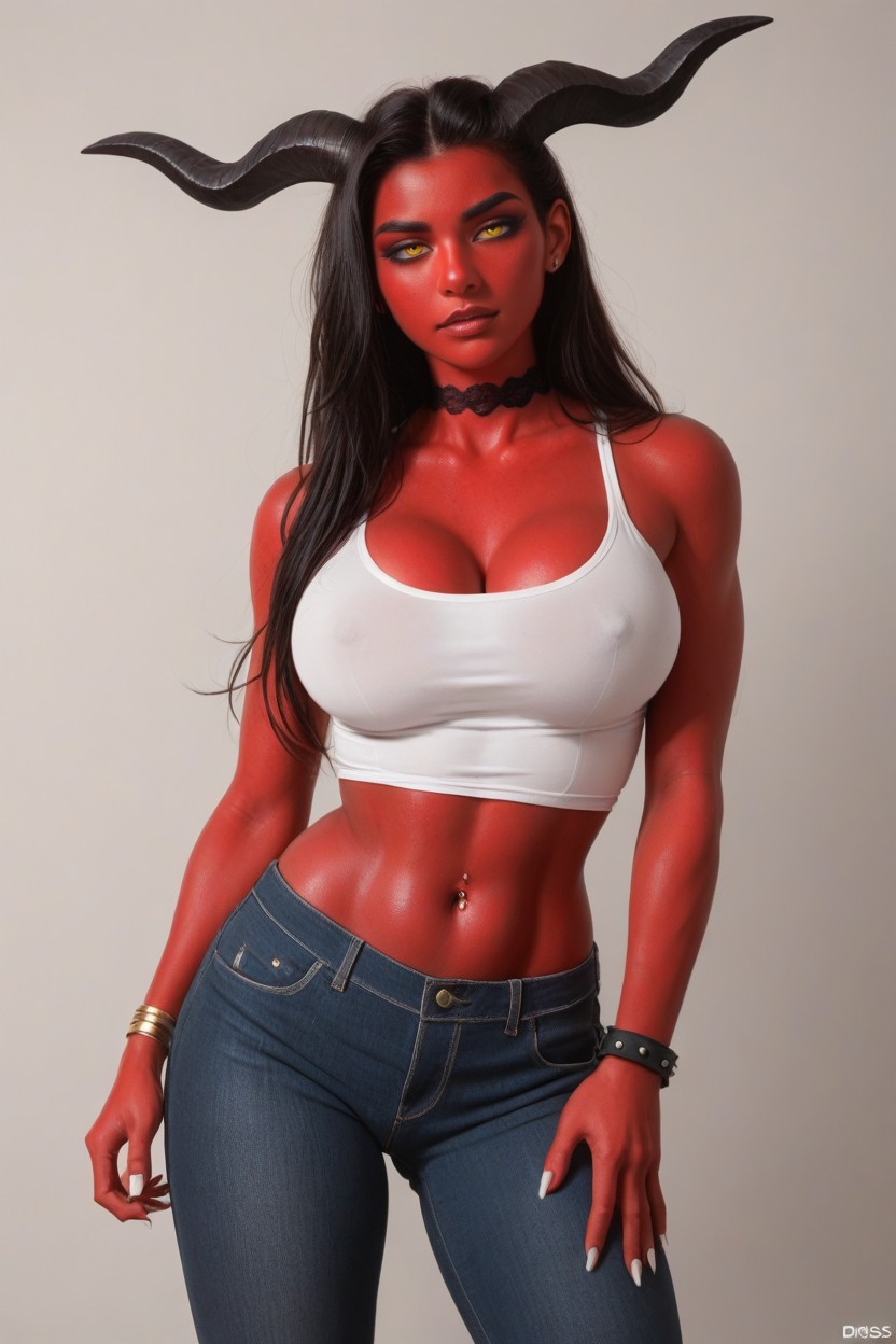 Thick Lashes, Dross Art Style, Big Breasts AI Porn
