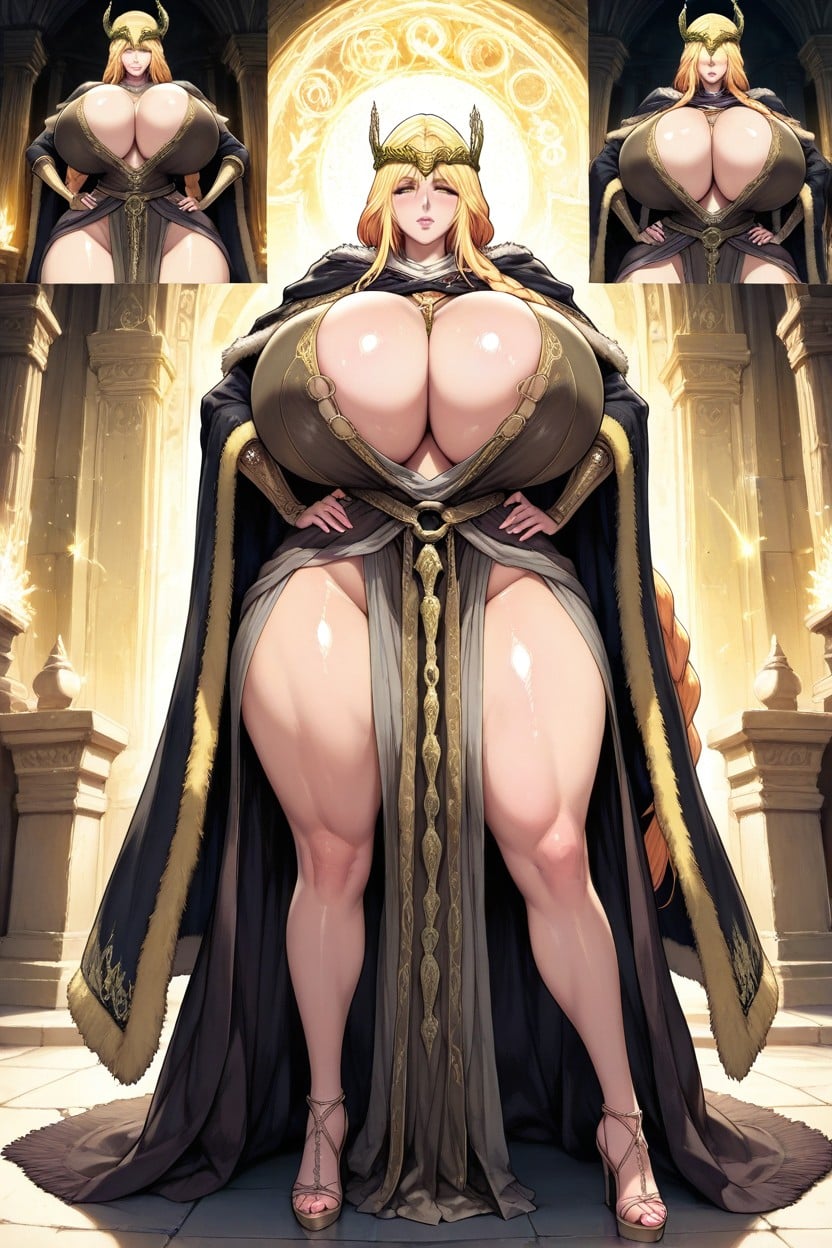 Giant Massive Gigantic Breasts, V With Gigantic Tits, 18+ Hentai AI Porn