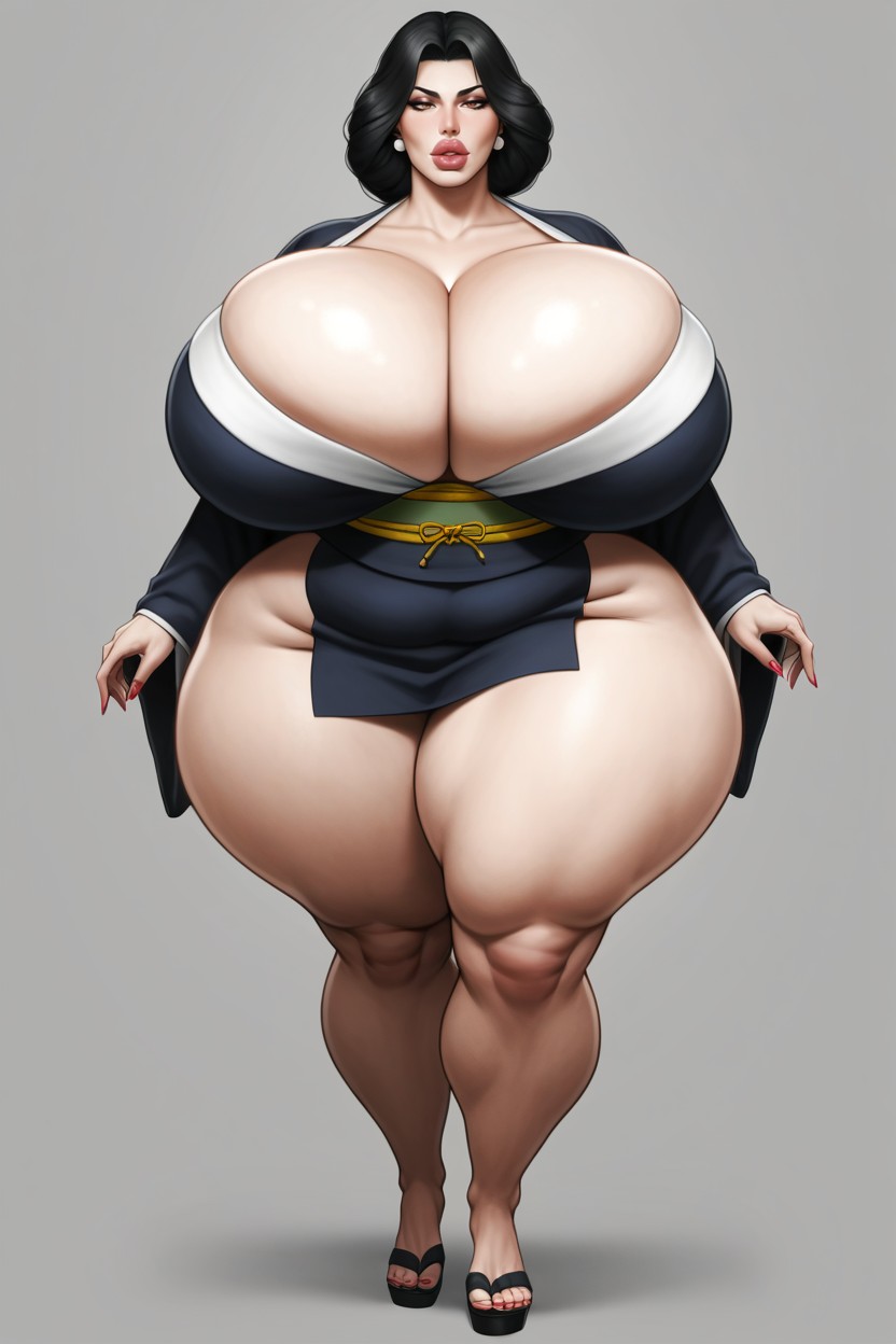 Thick Hips, Very Curves, Giant Ass AI Porn