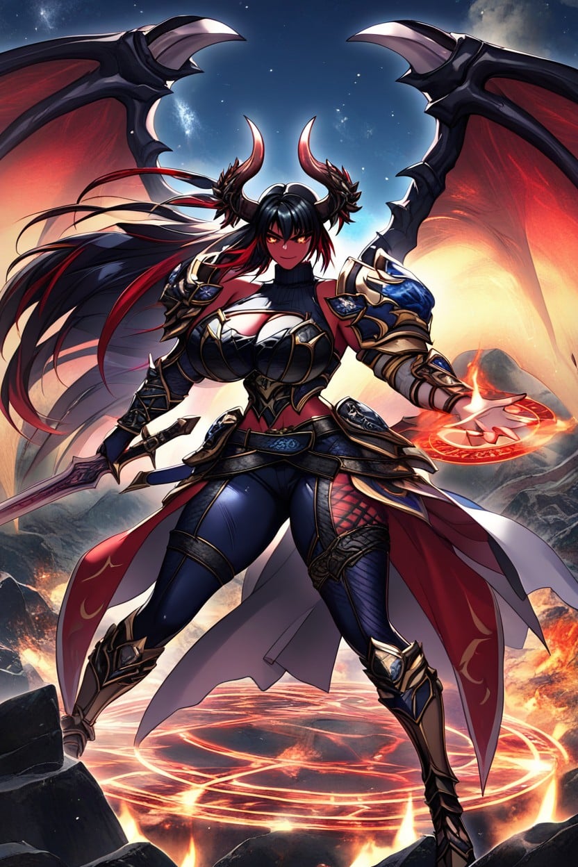 Specular, Ong Hair, Colossal Horns Hentai AI Porn