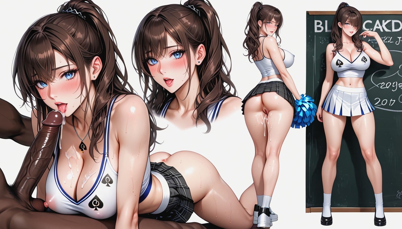 Erect Nipples, Skinny, Moaning AI Porn