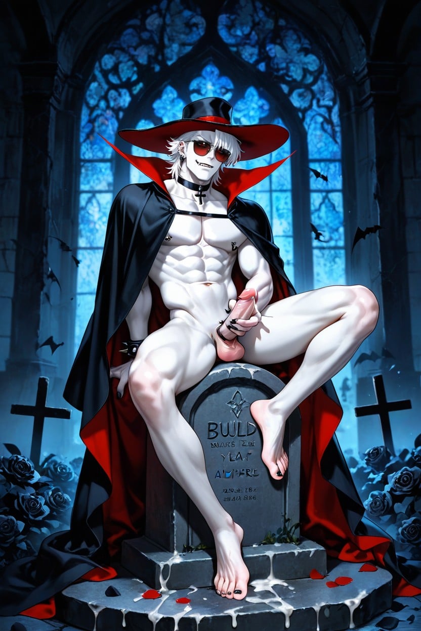Masturbation, Pale Skin, Build AI Gay Porn