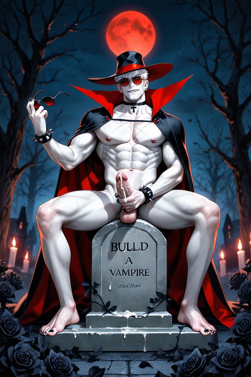 Feet, Vampire, Dynamic Pose AI Gay Porn