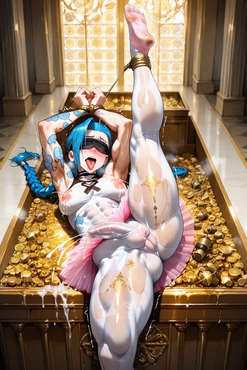 Ballerina, Muscular Thighs, Sweaty Hentai AI Porn