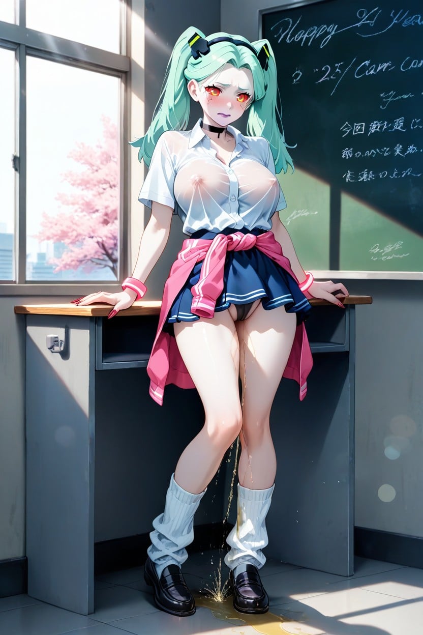 Erect Nipple, High Definition, Classroom Hentai AI Porn