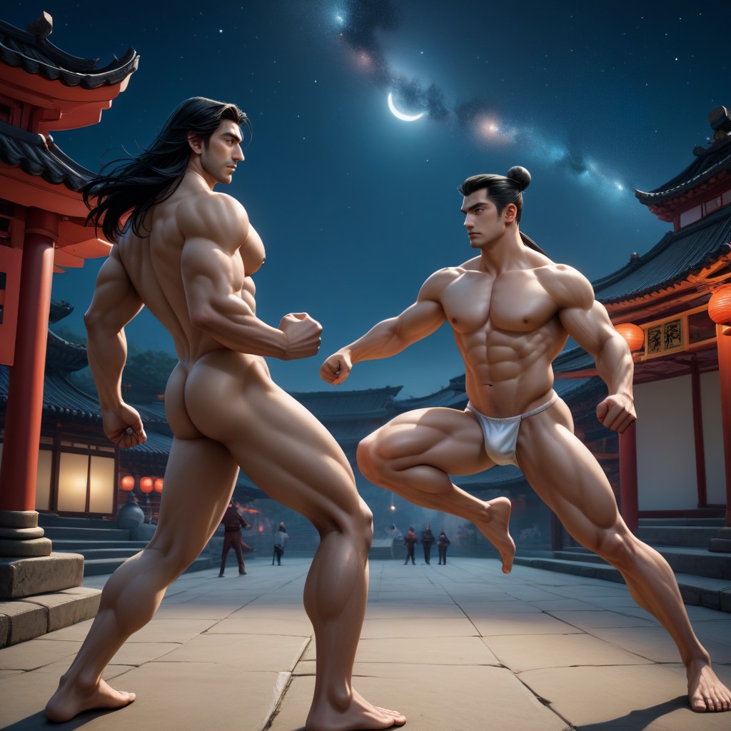 Fully Naked, 18+, Hanfu AI Gay Porn