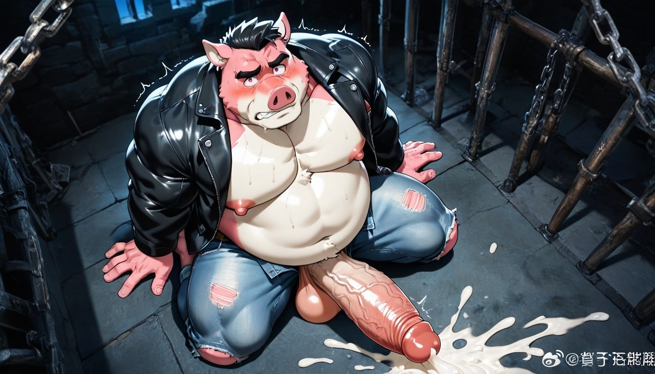 Pale Skin, Jeans On, Gay Furry Porn AI Gay Porn