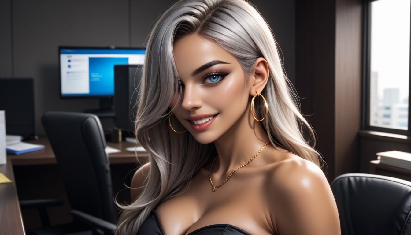 Massive Ass, Flawless Slut, Noir AI Porn