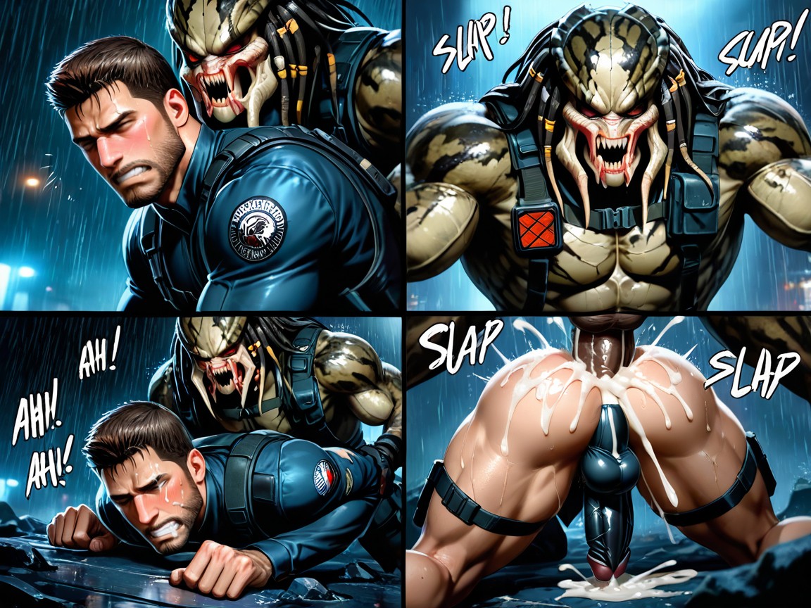 Thigh Strap, Cute, Males Only AI Gay Porn